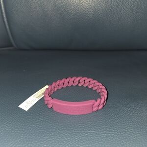 Marc Jacobs Purple Silicone Bracelet